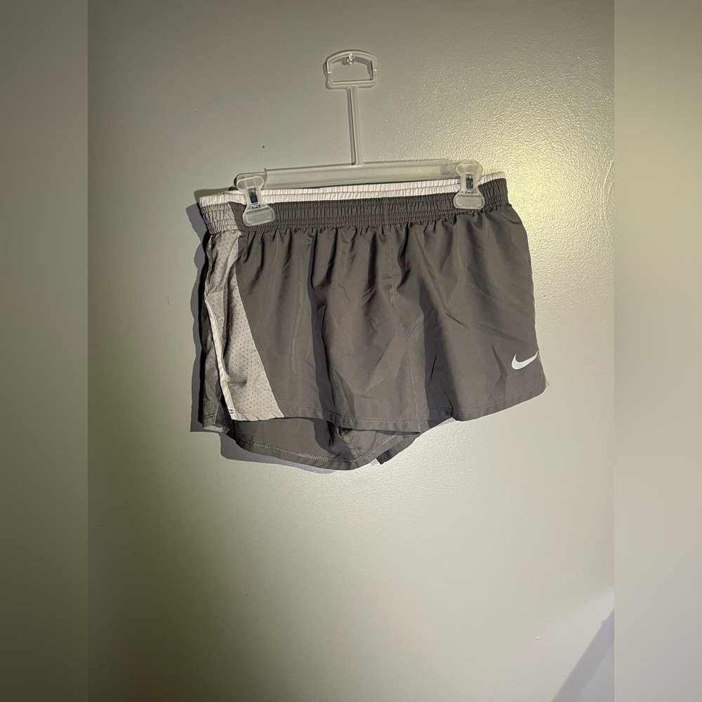 Nike | Grey and White Shorts | Size M